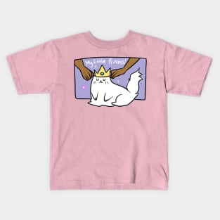 Princess Cat Crowned Kids T-Shirt